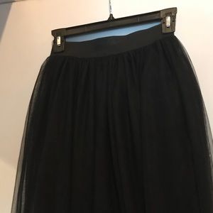 Tulle Midi-Skirt